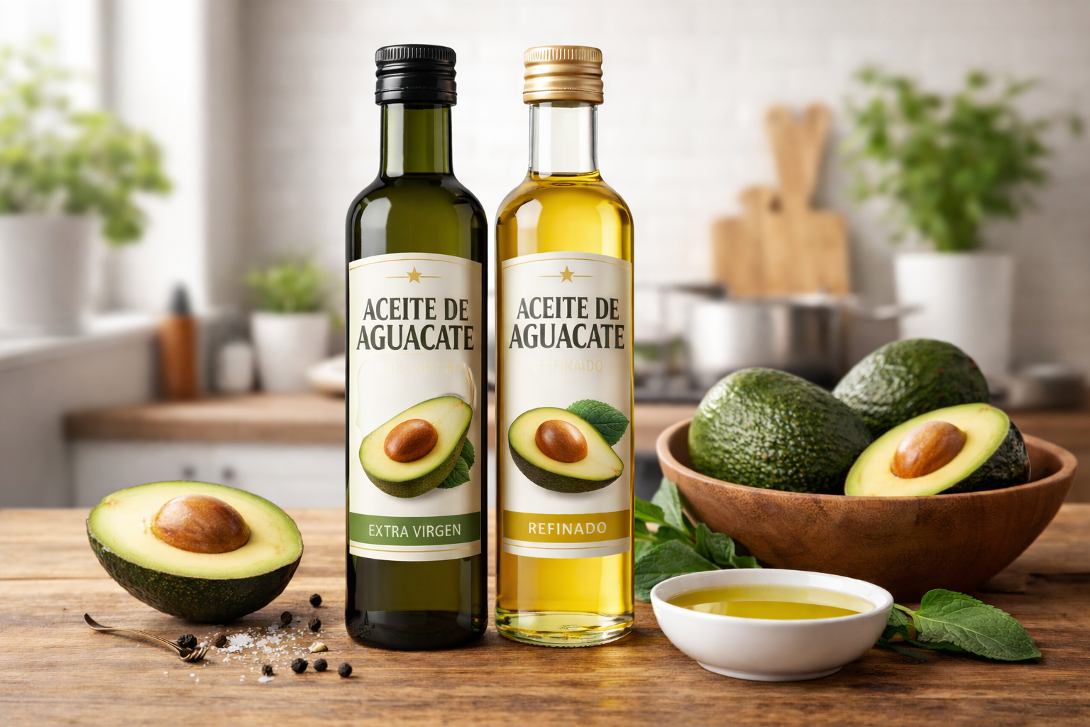 Aceite de Aguacate Extra Virgen vs Refinado: Diferencias Reales, Usos Correctos y Cuál Elegir